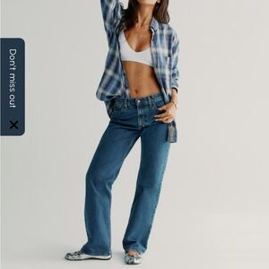 Abercrombie & Fitch The Baggy Low Rise Jeans